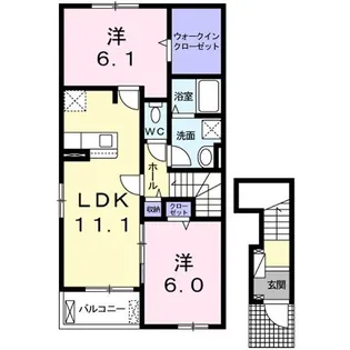 Pono III【2階】の間取り