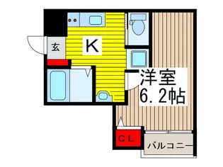 アクアレーベル【1階】の間取り