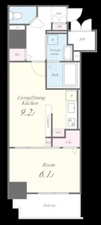エスペランサ大橋II【7階】の間取り