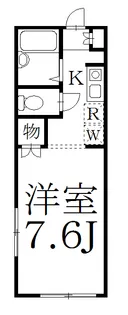 東京都中野区野方1【アパート】の間取り