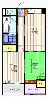 エスプリ・デ・デュノール【1階】の間取り