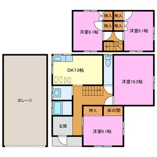 静岡県浜松市浜名区引佐町井伊谷【一戸建】の間取り