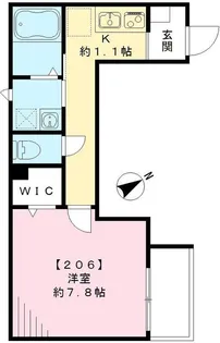 ポウドカープ.M【2階】の間取り