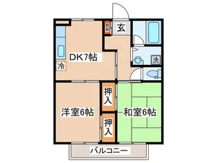 ベルシャトレ-【2階】の間取り