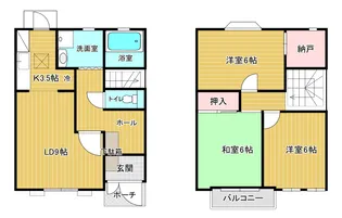 岡山県岡山市北区延友【一戸建】の間取り