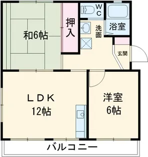 まるごハイツ【3階】の間取り