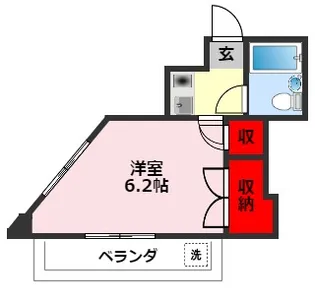 アメニティ末広【5階】の間取り