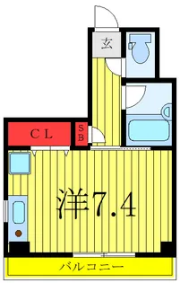 ハイ・ツリー・エス【2階】の間取り