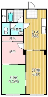 シャーロットタウン【1階】の間取り