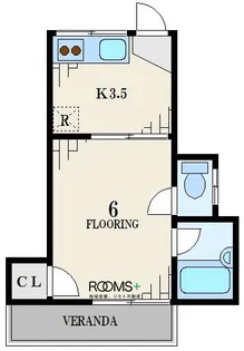 リヴェール【1階】の間取り