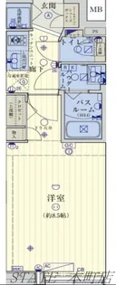 スワンズシティ心斎橋ルーノ【7階】の間取り