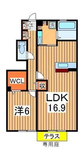 シャルマン【1階】の間取り