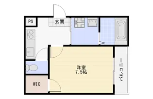 大阪府大阪市平野区長吉長原東1【アパート】の間取り