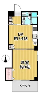 竜星ハイツ【4階】の間取り