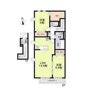 LUMIERE【2階】の間取り