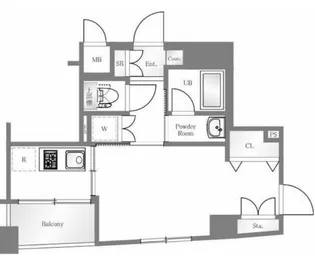 フュージョナル西荻窪【5階】の間取り