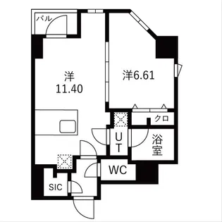 TRADIS森下【3階】の間取り