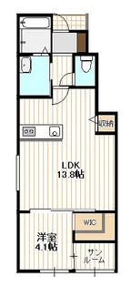 ギアサード【1階】の間取り