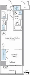 Daiwa Grace Maison 亀有【4階】の間取り