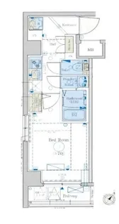 エステムコート新横浜グランデ【6階】の間取り
