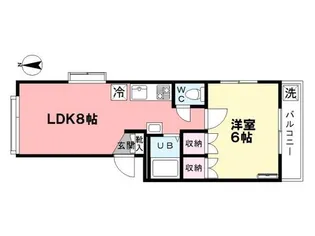 中山ビル【4階】の間取り