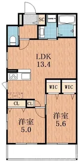ヘーベルスパーク【1階】の間取り