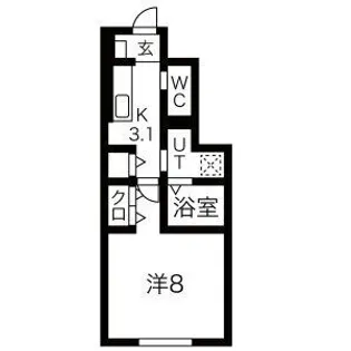 ブランシュノワール藤沢 A棟【1階】の間取り