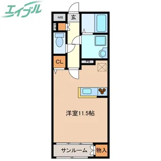 ファイン【3階】の間取り