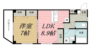 Duo本千葉【1階】の間取り