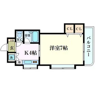 ベルレージュ二葉の里【8階】の間取り