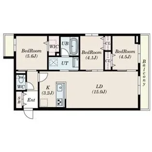 S-RESIDENCE南郷clarity【3階】の間取り
