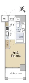 Le’a横濱平沼壱番館【8階】の間取り