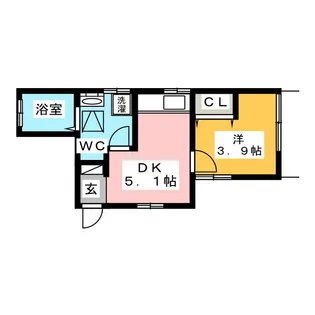 アドハイムII【1階】の間取り