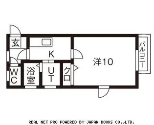ウッドベル(wood bell)【2階】の間取り