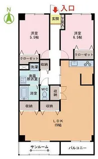 エステート・オーリ【2階】の間取り