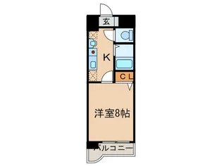 ジュネスシティ宮の前【3階】の間取り