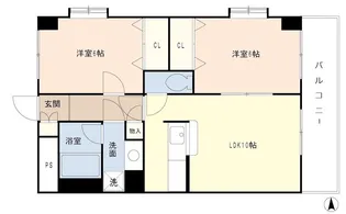 レインボーパーク戸田【3階】の間取り