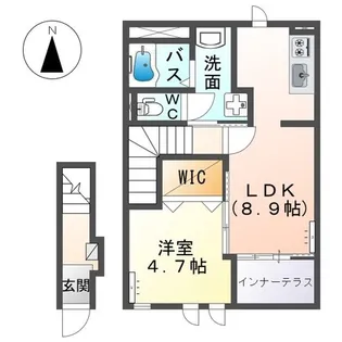 メゾン アヴニール【2階】の間取り