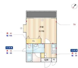 ディアコート目黒の間取り
