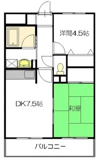 マイコート稲城【3階】の間取り