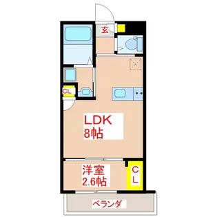 Flanz【5階】の間取り
