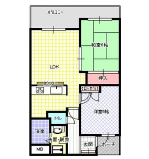 トリビラージュ【5階】の間取り