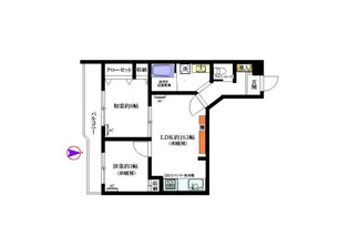 国際パレス自由が丘【2階】の間取り