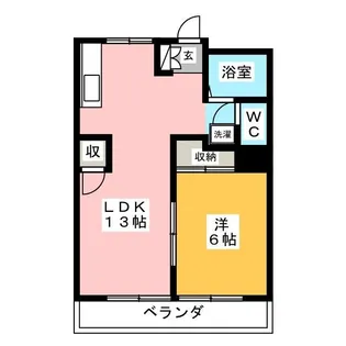 プラザ東十条【3階】の間取り