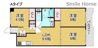 サンコーポラス南港26号棟【10階】の間取り
