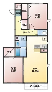 イブーハウス・K【2階】の間取り
