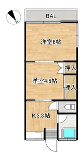 Mコーポ【1階】の間取り