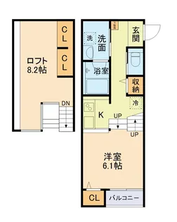 forest神園【2階】の間取り
