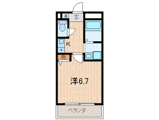 フォルテ汐町【2階】の間取り