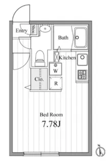 ZESTY松陰神社II【3階】の間取り